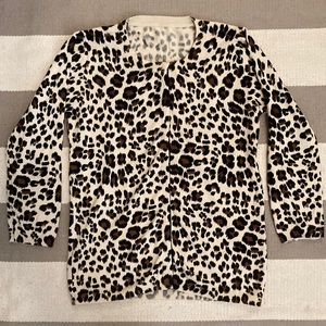 Never worn! Zara Japan Leopard Print Cardigan Size S/M